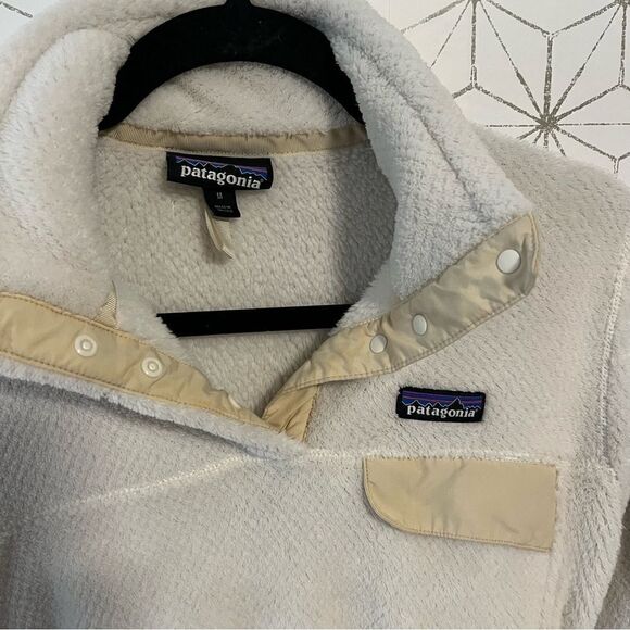 Patagonia Retool Fleece Pullover White - Picture 2 of 6